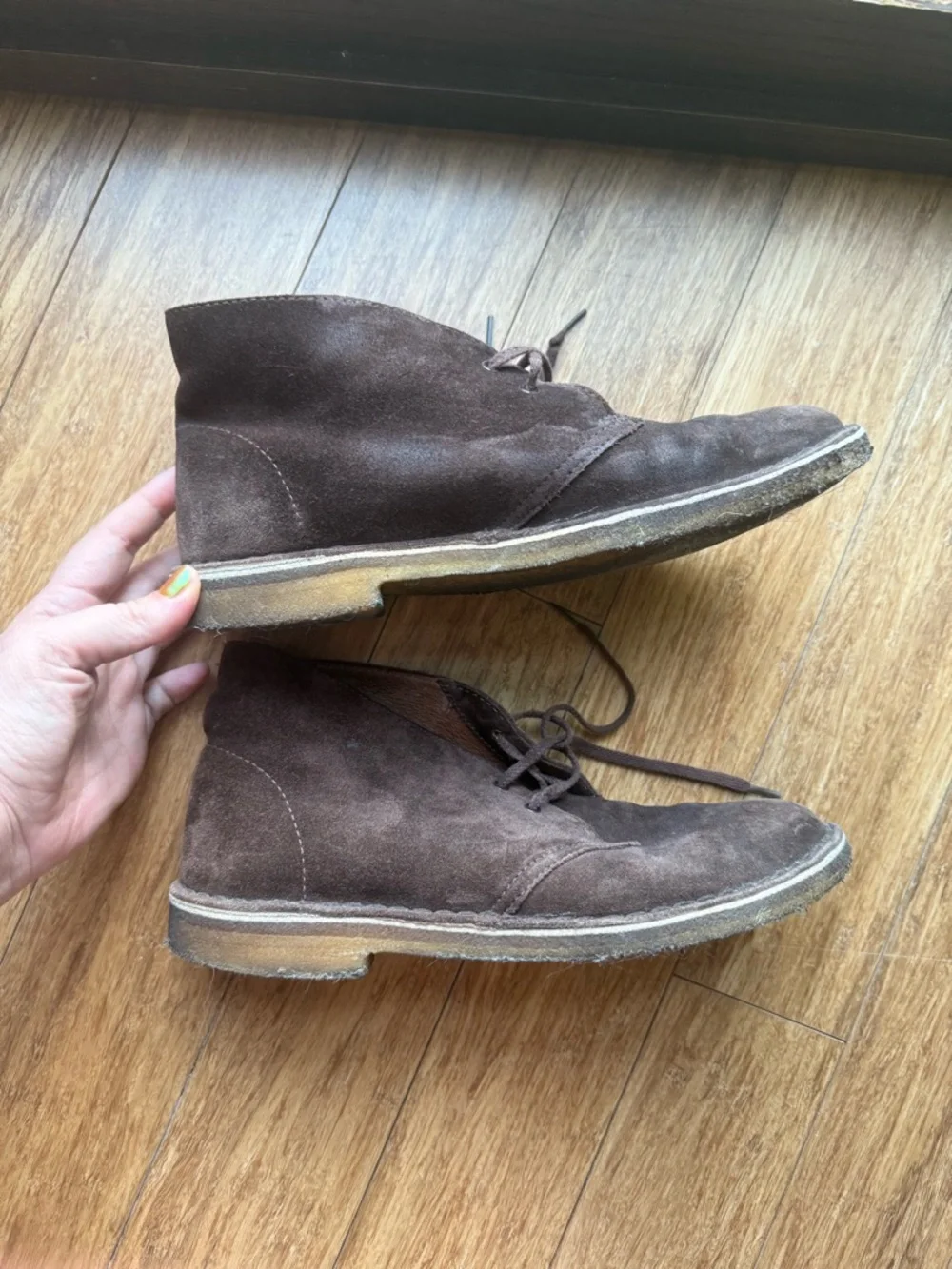 Clark’s Brown Suede Desert Boots